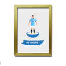 Huddersfield Football Club gift - The Terriers - Tiny Men Big Balls Poster