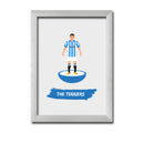 Huddersfield Football Club gift - The Terriers - Tiny Men Big Balls Poster