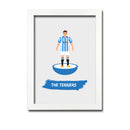 Huddersfield Football Club gift - The Terriers - Tiny Men Big Balls Poster