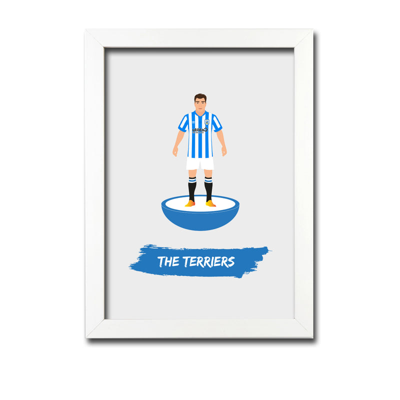 Huddersfield Football Club gift - The Terriers - Tiny Men Big Balls Poster
