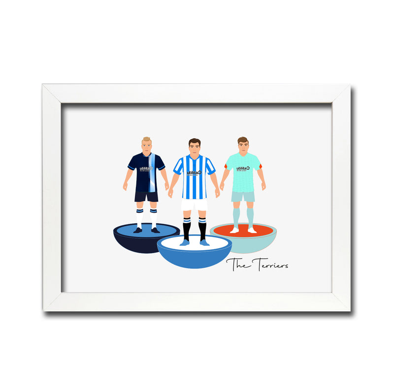 Huddersfield Football Club gift - Tiny Men Big Balls Poster