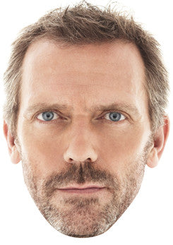 Hugh Laurie HOUSE Face Mask Celebrity FANCY DRESS HEN BIRTHDAY PARTY FUN STAG DO HEN