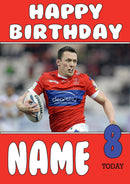 Personalised Hull KR Fan TEAM THEME INSPIRED Kids Adult Birthday Card 4