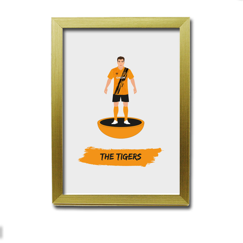 Hull Football Club gift - The Tigers - Tiny Men Big Balls Poster