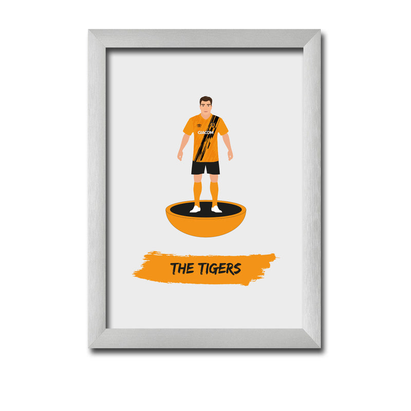 Hull Football Club gift - The Tigers - Tiny Men Big Balls Poster