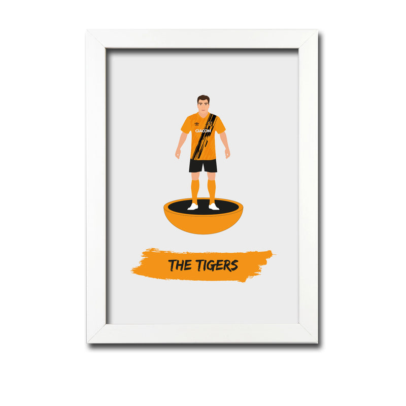 Hull Football Club gift - The Tigers - Tiny Men Big Balls Poster