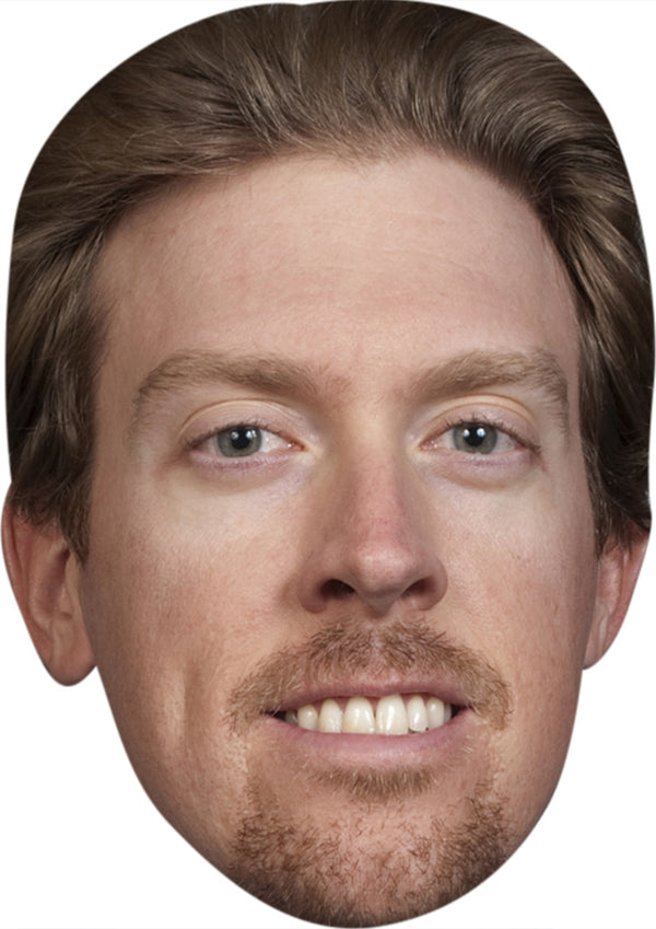 Hunter Mahan GOLF 2018 Celebrity Face Mask Fancy Dress Cardboard Costume Mask