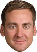 Ian Poulter GOLF 2018 Celebrity Face Mask Fancy Dress Cardboard Costume Mask