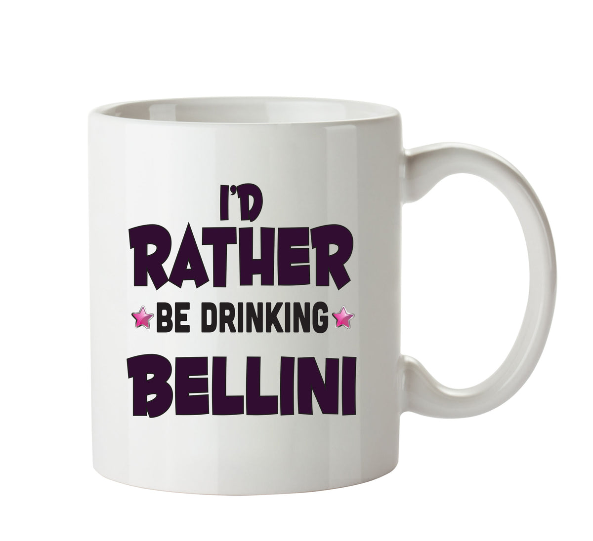 Id Rather Be Bellini Personalised ADULT OFFICE MUG – printed mug product image 1