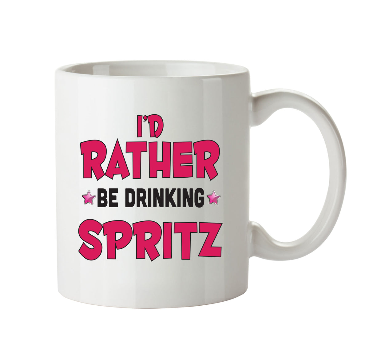 Id Rather Be Bloody Spritz Personalised ADULT OFFICE MUG – printed mug product image 1