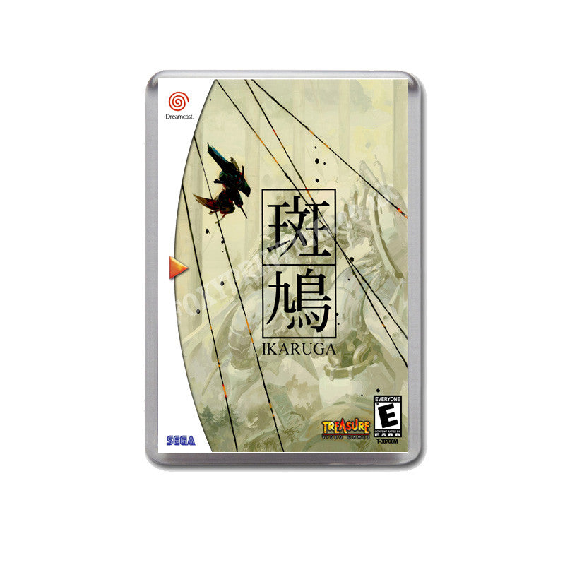 Ik Aruga 4 Sega Dreamcast Style Inspired Retro Game Magnet