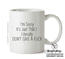 Dont Give A Fuck - Adult Mug