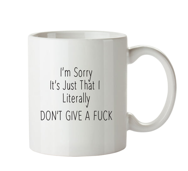 Dont Give A Fuck - Adult Mug – printed mug product image 1