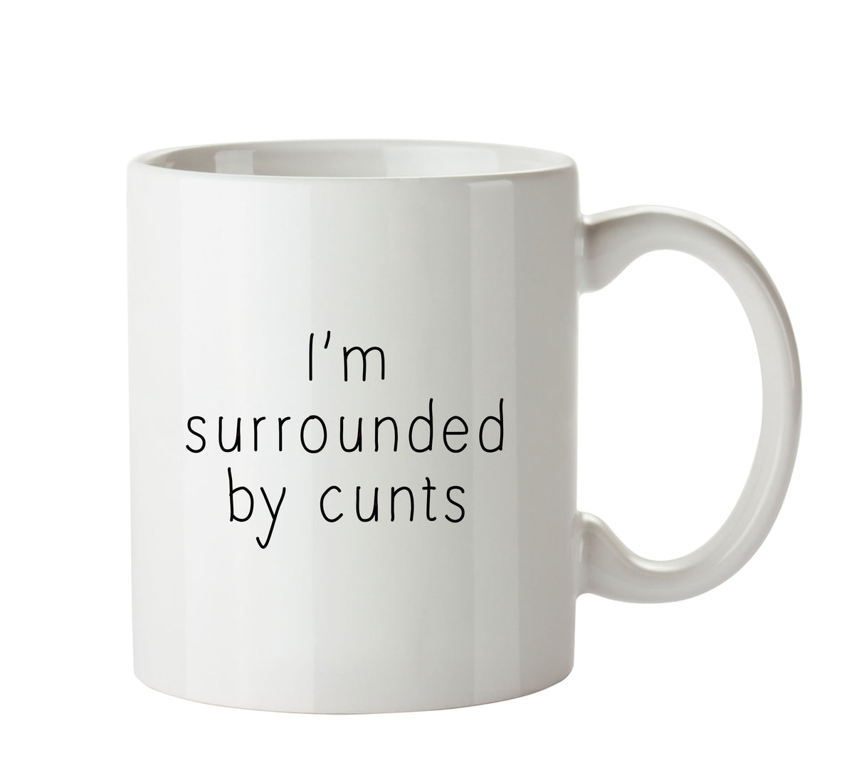 I'm Surrounded By Cunts- Adult Mug – printed mug product image 1