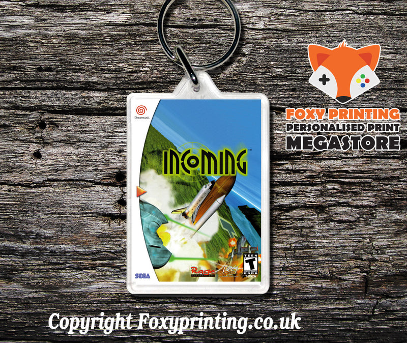 Incoming - Sega Dreamcast Game Keyring