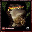 Indiana Jones Lego Display Case - Minifigure Display Background and Frames