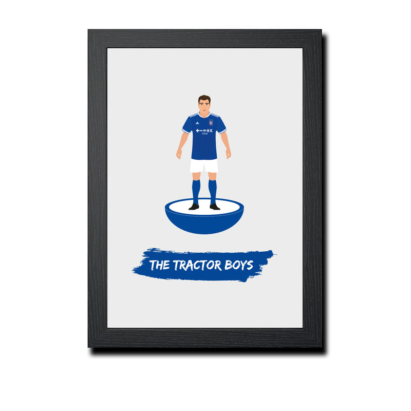 Ipswitch Football Club gift - The Tractor Boys - Tiny Men Big Balls Poster