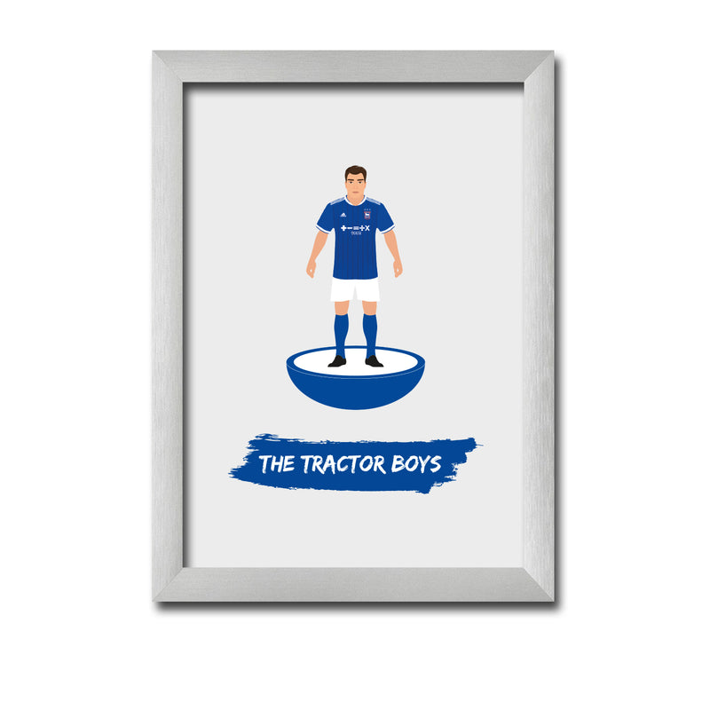 Ipswitch Football Club gift - The Tractor Boys - Tiny Men Big Balls Poster