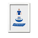 Ipswitch Football Club gift - The Tractor Boys - Tiny Men Big Balls Poster