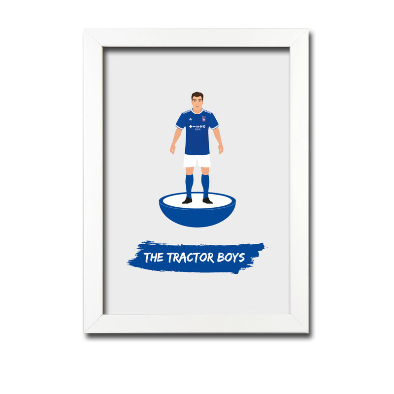 Ipswitch Football Club gift - The Tractor Boys - Tiny Men Big Balls Poster
