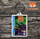 Iron Helix Game Inspired Retro Gaming Keyring