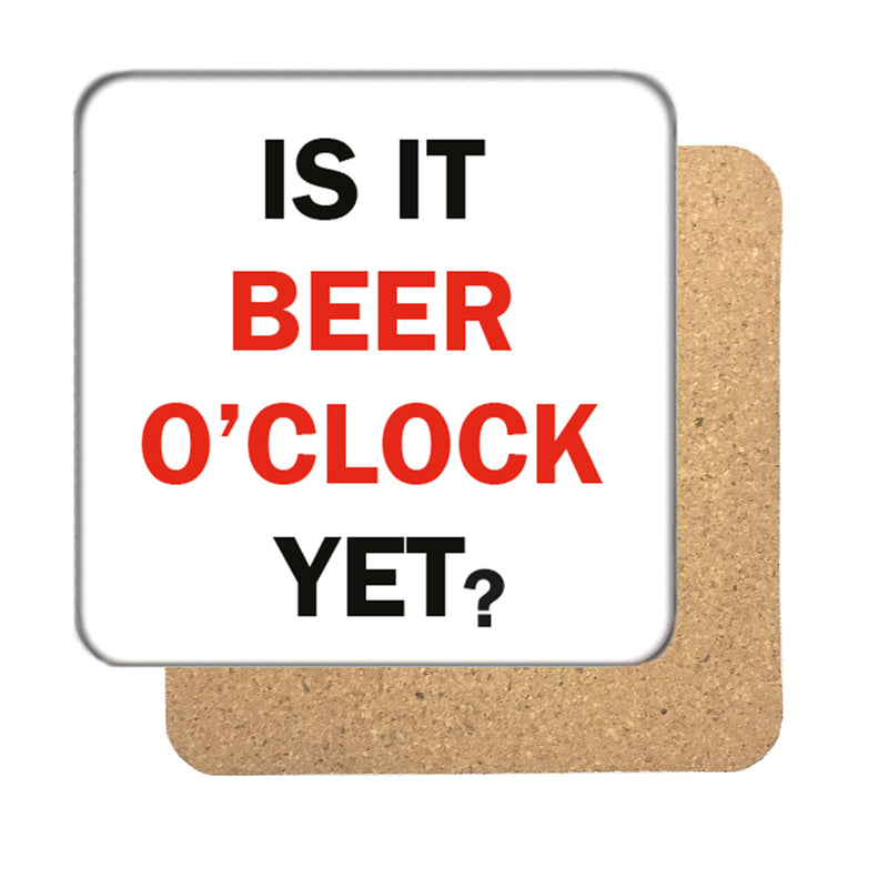 Beer 'o clock Drinks Coaster