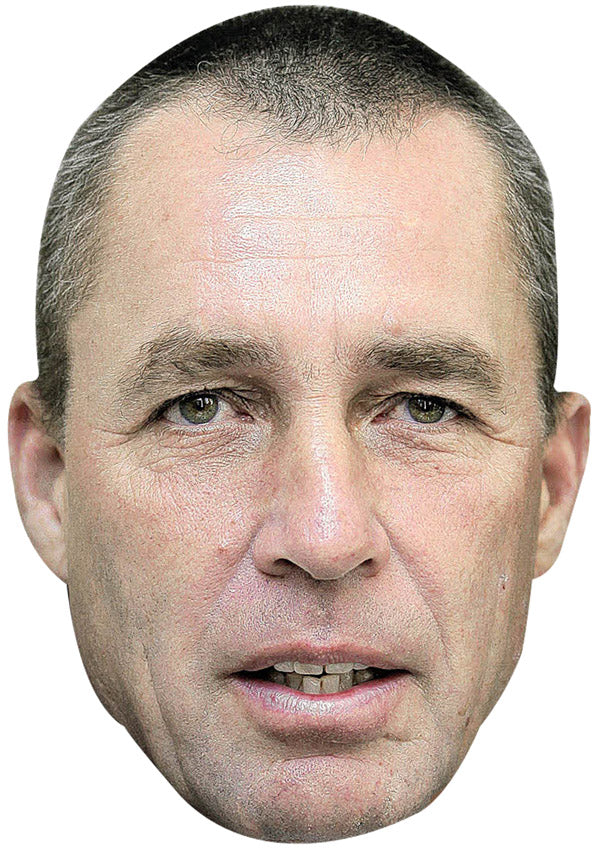 IVAN LENDL JB - Tennis Fancy Dress Cardboard Celebrity Party Face Mask