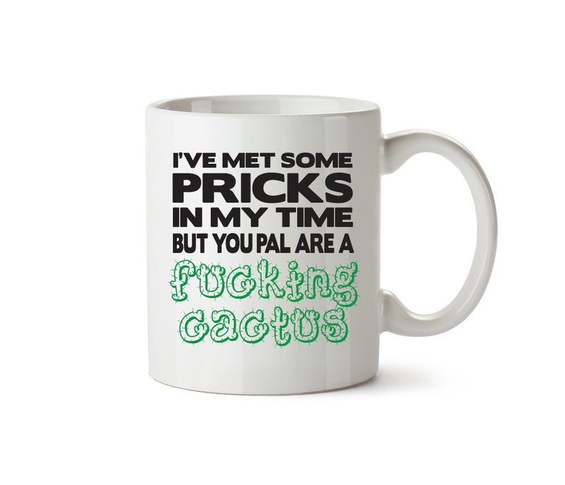 I've Met Some Pricks In My Time Adult Mug