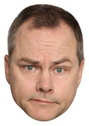 Jack Dee Celebrity Face Mask Fancy Dress Cardboard Costume Mask
