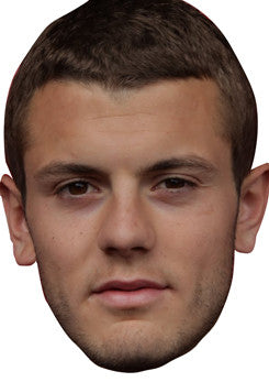 Jack Wilshere Arsenal FOOTBALL 2018 Celebrity Face Mask Fancy Dress Cardboard Costume Mask