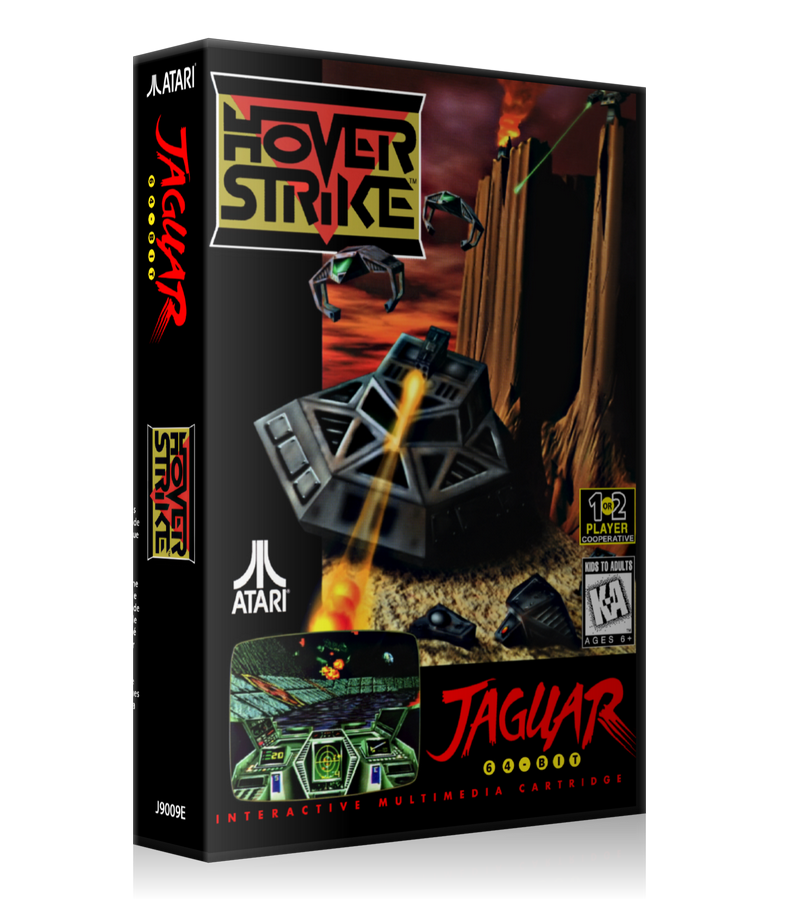 Atari Jaguar Hover Strike REPLACEMENT Game Case Or Cover