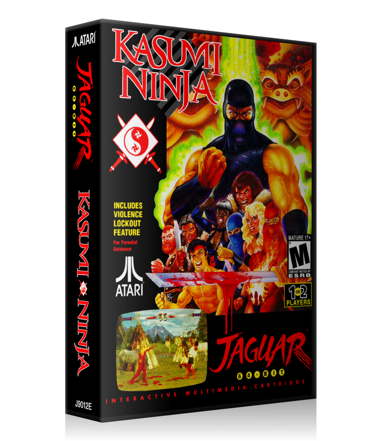 Atari Jaguar Kasumi Ninja REPLACEMENT Game Case Or Cover