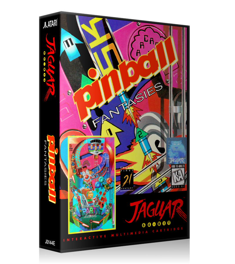 Atari Jaguar Pinball Fantasies REPLACEMENT Game Case Or Cover