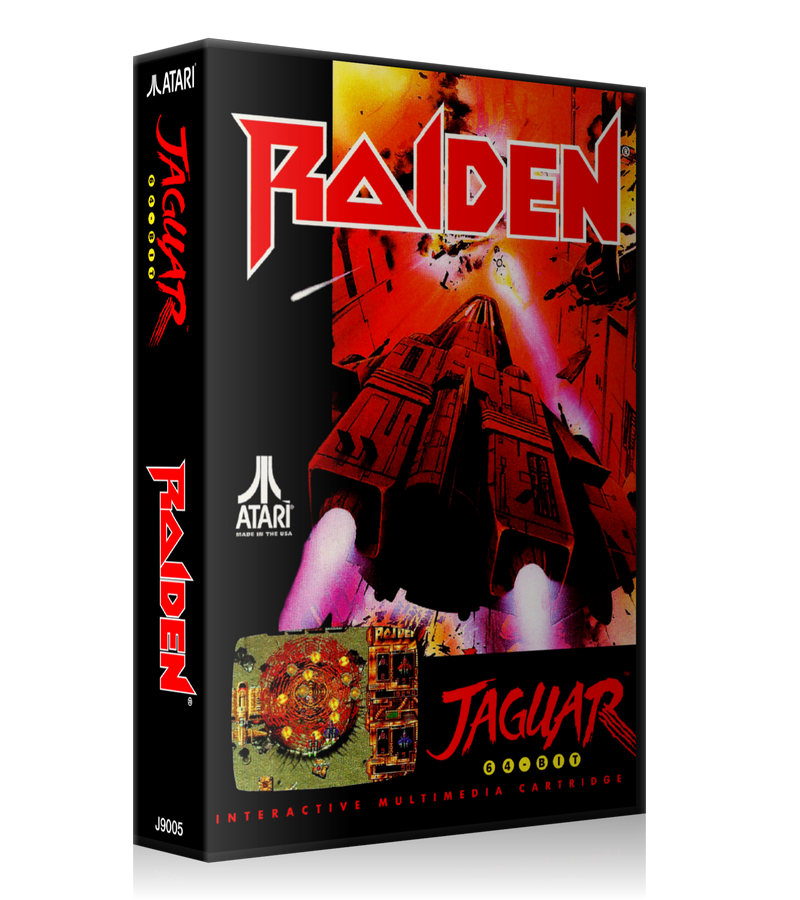 Atari Jaguar Raiden REPLACEMENT Game Case Or Cover