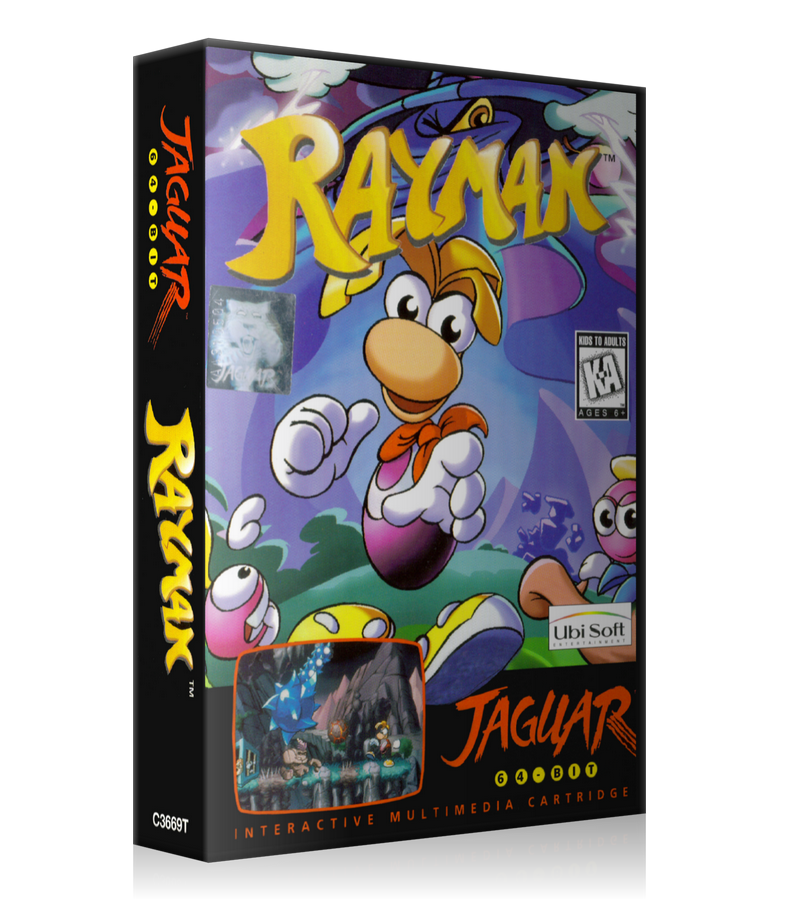 Atari Jaguar Rayman REPLACEMENT Game Case Or Cover