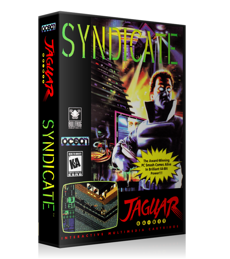 Atari Jaguar Syndicate REPLACEMENT Game Case Or Cover