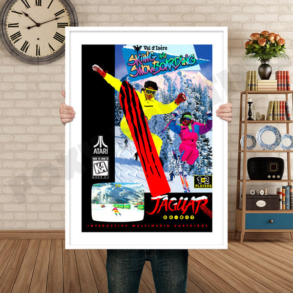 Jag_valdisereskiingandsnowboarding Retro Game Inspired Theme Nintendo NES Gaming