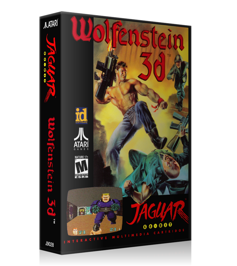 Atari Jaguar Wolfenstein 3D REPLACEMENT Game Case Or Cover