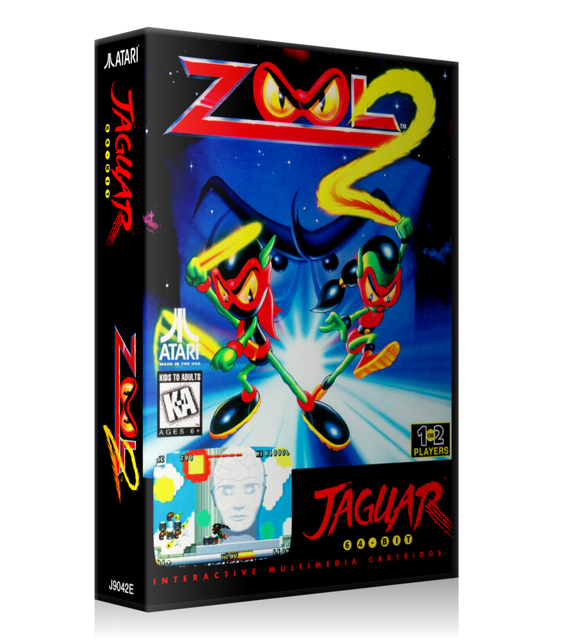 Atari Jaguar Zool 2 REPLACEMENT Game Case Or Cover