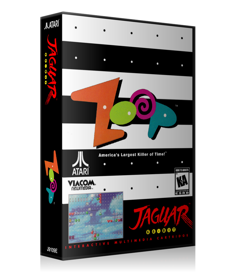 Atari Jaguar Zoop REPLACEMENT Game Case Or Cover