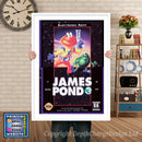 James Pond 3 - Sega Megadrive Inspired Retro Gaming Poster A4 A3 A2 Or A1