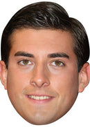 James Argent TOWIE Celebrity Face Mask Fancy Dress Cardboard Costume Mask