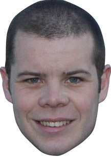 Jamie Hamilton Face Mask – Fancy Dress Cardboard Costume Mask