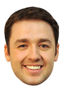 Jason Mannford Celebrity Face Mask Fancy Dress Cardboard Costume Mask