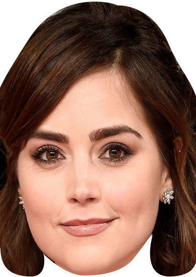 Jenna Louise Coleman TV STARS 2018 Celebrity Face Mask Fancy Dress Cardboard Costume Mask
