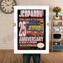 Jeopardy25thanniversary Retro GAME INSPIRED THEME Nintendo NES Gaming A4 A3 A2 Or A1 Poster Art 315