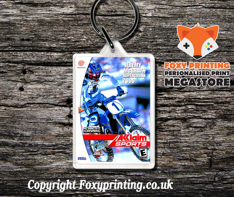 Jeremymcgrathsupercross2000 - Sega Dreamcast Game Keyring