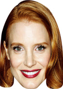 Jessica Chastain MH 2017 Celebrity Face Mask Fancy Dress Cardboard Costume Mask