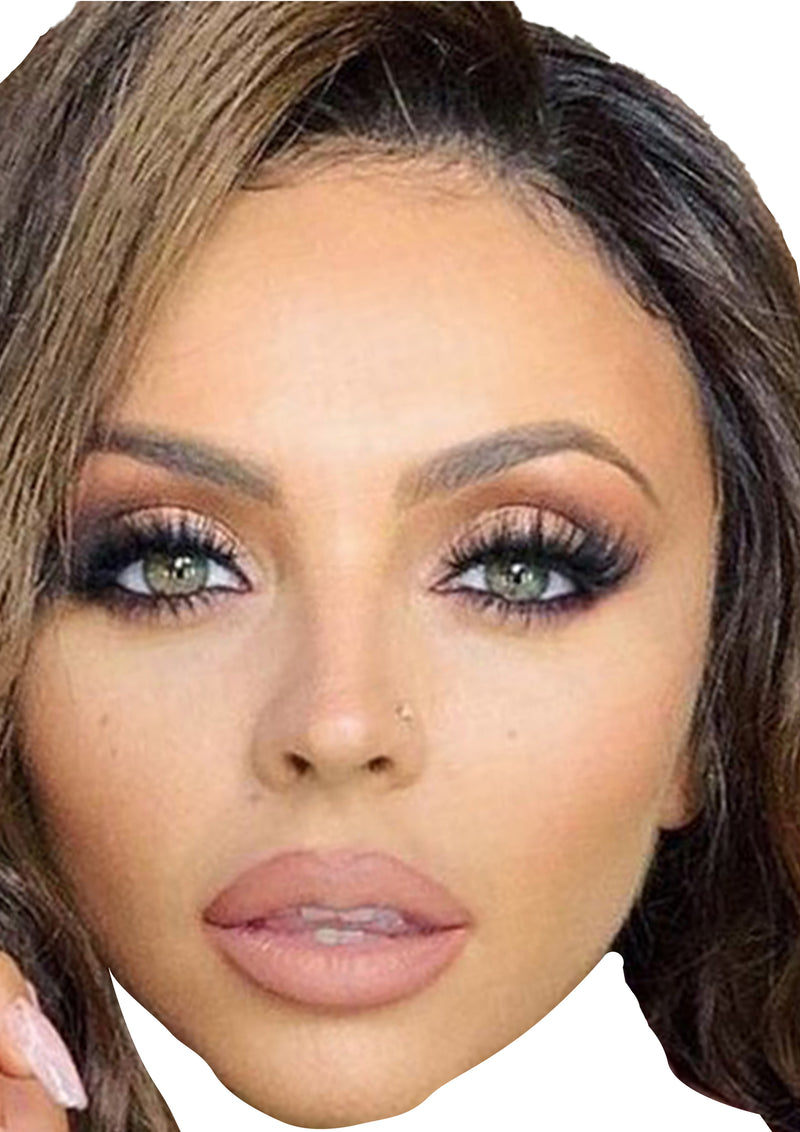 Jesy Nelson 2020 Music Dress Cardboard Celebrity Party Face Mask