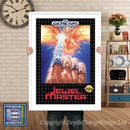Jewel Master - Sega Megadrive Inspired Retro Gaming Poster A4 A3 A2 Or A1